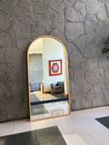 Espejo Arco Metálico 180 × 90 cm – Marco de Fierro