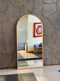 Espejo Arco Metálico 180 × 90 cm – Marco de Fierro