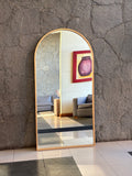 Espejo Arco Metálico 180 × 90 cm – Marco de Fierro