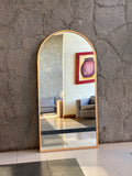 Espejo Arco Metálico 180 × 90 cm – Marco de Fierro