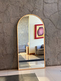 Espejo Arco Metálico 180 × 90 cm – Marco de Fierro