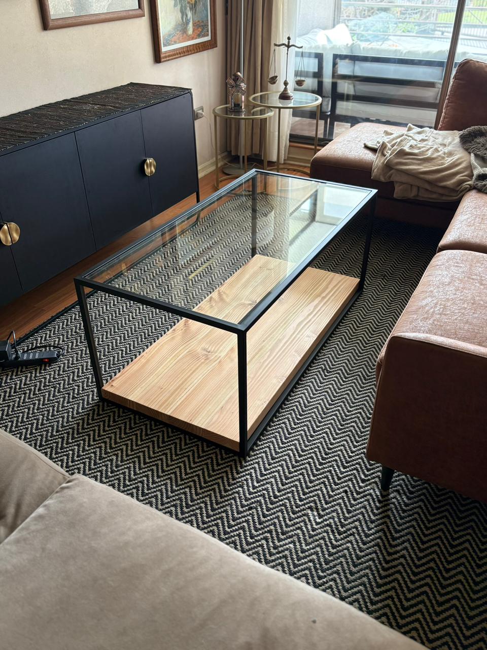 Mesa de Centro Inglesa 105 x 60 cm.