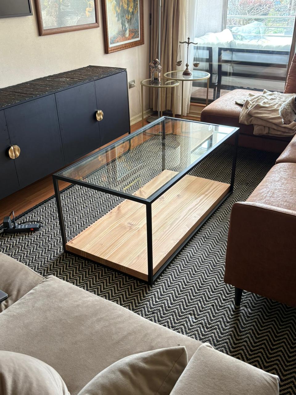 Mesa de Centro Inglesa 105 x 60 cm.