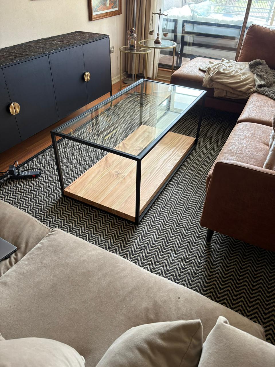 Mesa de Centro Inglesa 105 x 60 cm.