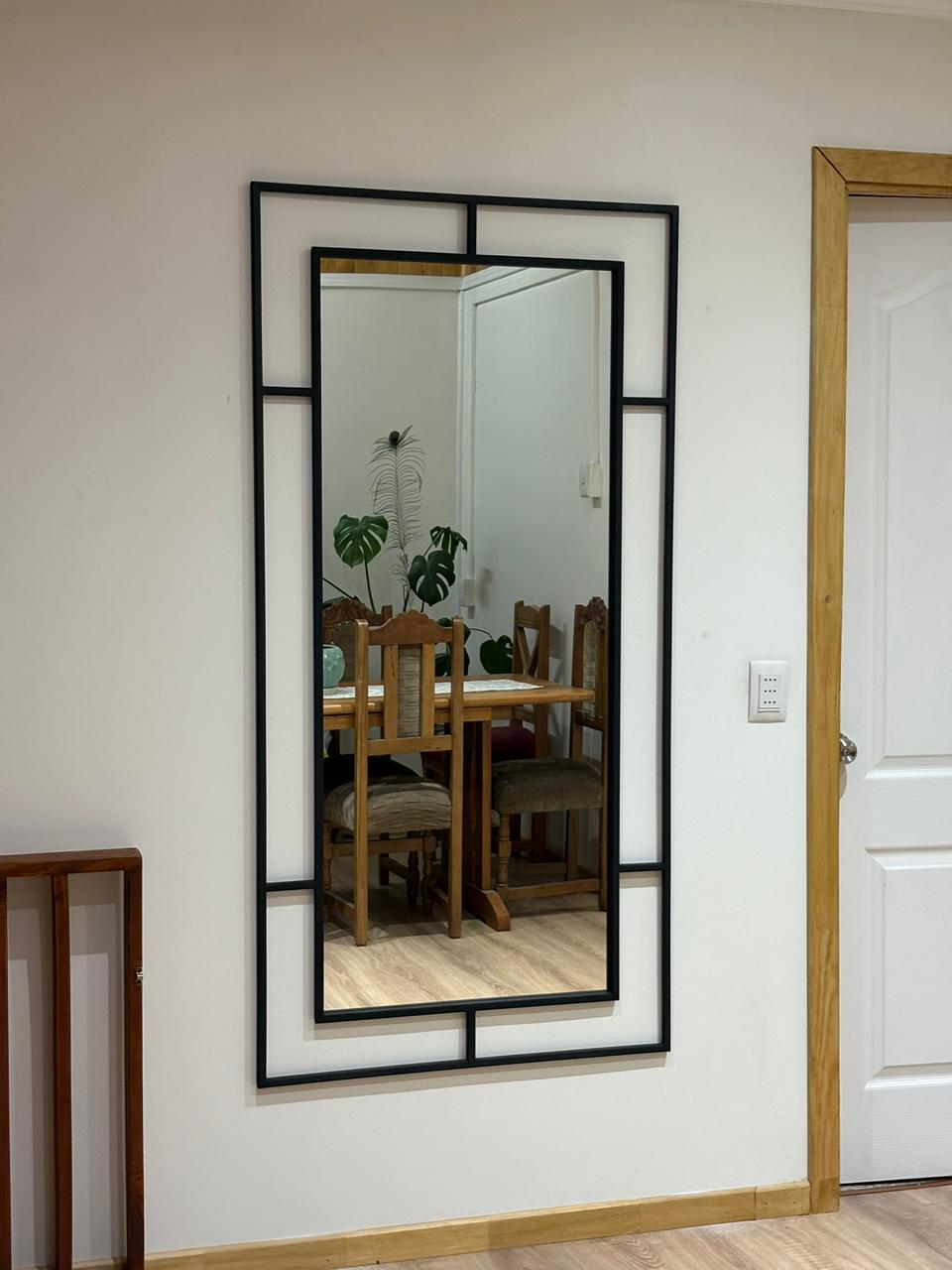Espejo Diseño Enmarcado medidas 80 x 160cm de alto