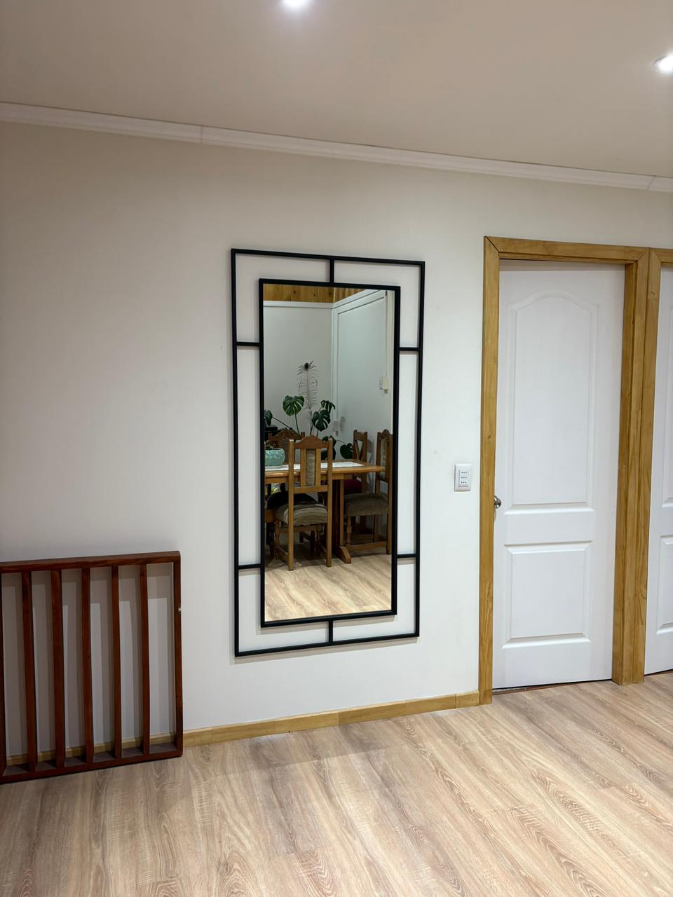 Espejo Diseño Enmarcado medidas 80 x 160cm de alto