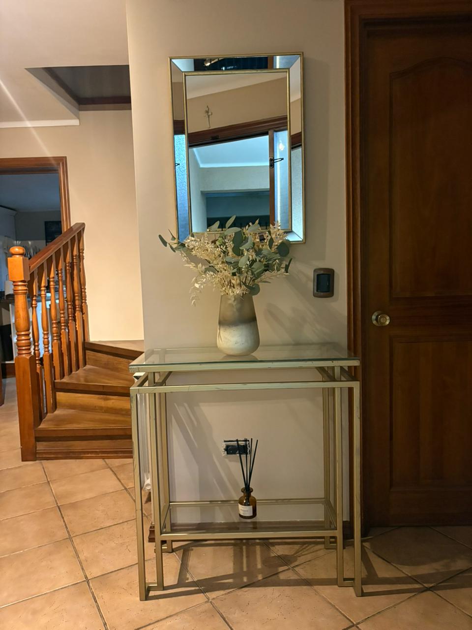 Arrimo dorado envejecido 75 × 35 × 80 cm